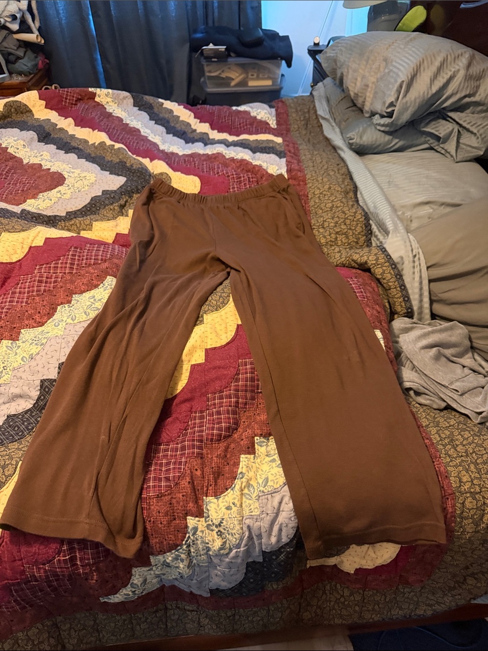 Women’s Brown Soft Knit Pants
